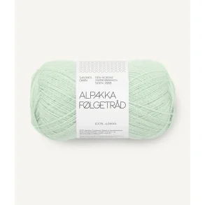 Alpakka f�lgetr�d, Mint green
