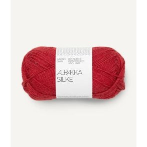 Alpakka silke, Heritage red