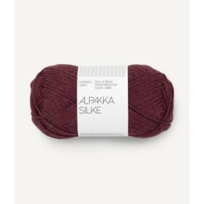 Alpakka silke, Burgundy