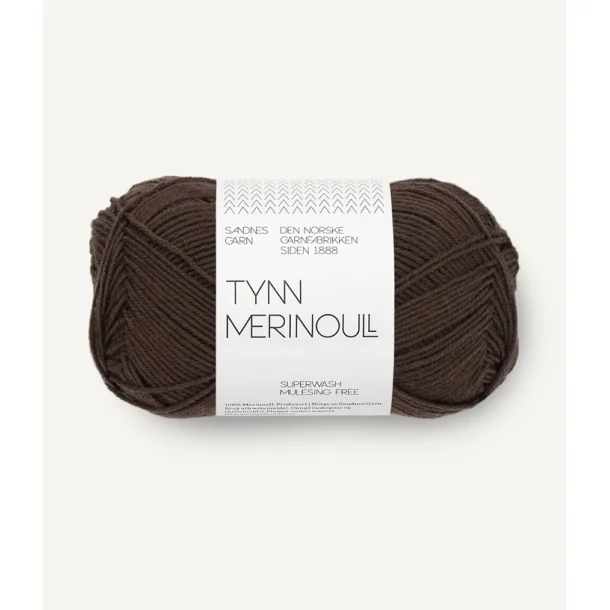 Sandnes Tynn merinould, Dark brown