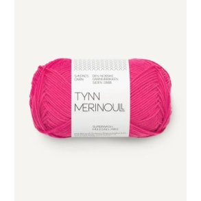Sandnes Tynn Merinoull, Hot Pink