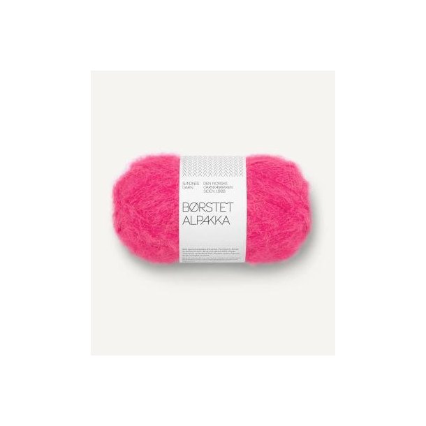 B�rstet alpakka, Hot pink