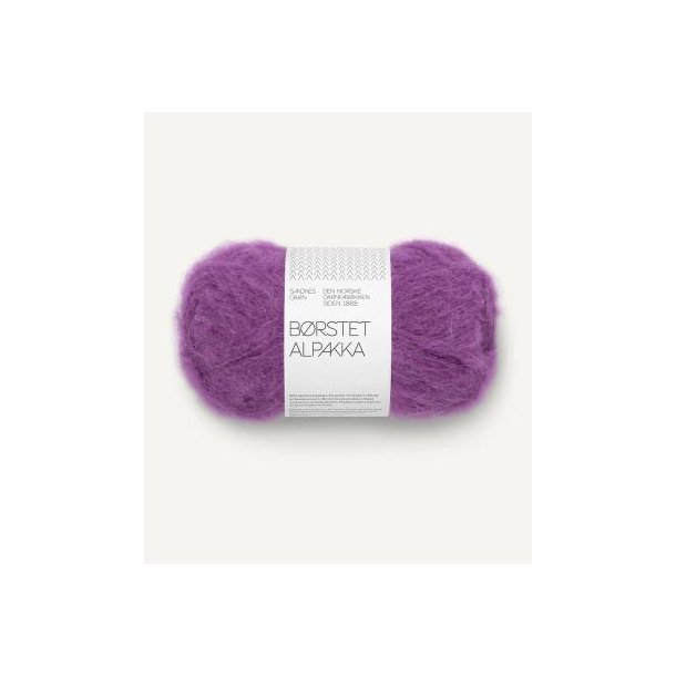 B�rstet Alpakka, Plum