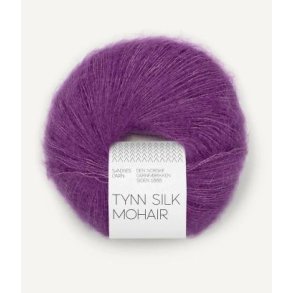 Tynn Silk mohair, Plum