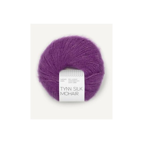 Tynn Silk mohair, Plum