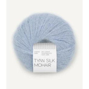 Tynn silk mohair, Brunnera blue