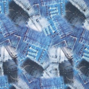 Denim Fusion cotton Twill, Blue