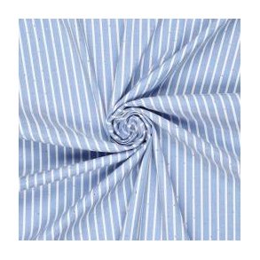 Cotton stretch poplin stripe Rhinestone