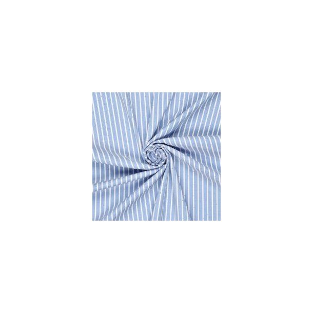 Cotton stretch poplin stripe Rhinestone