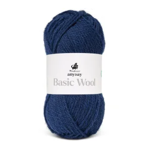 Basic wool, Navy
