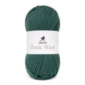 Basic wool, M�rkgr�n
