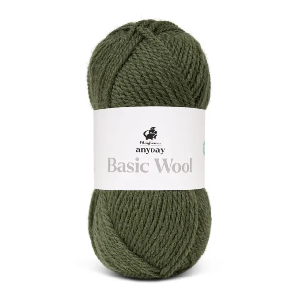 Basic wool, Armygr�n