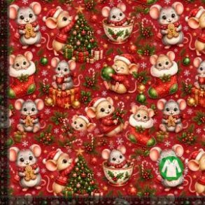 �kotex bomulds jersey, Julemus r�de