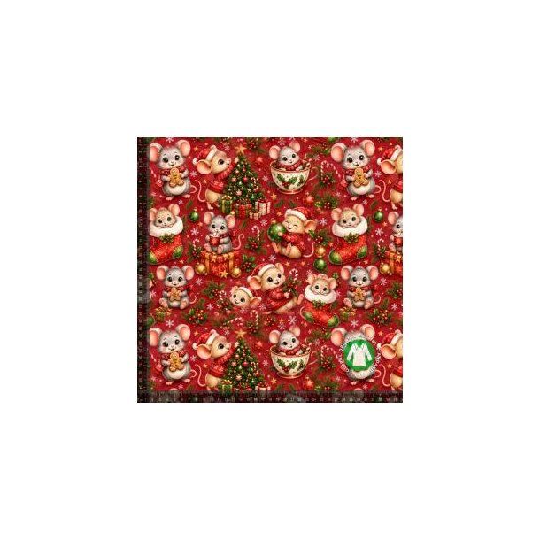 �kotex bomulds jersey, Julemus r�de