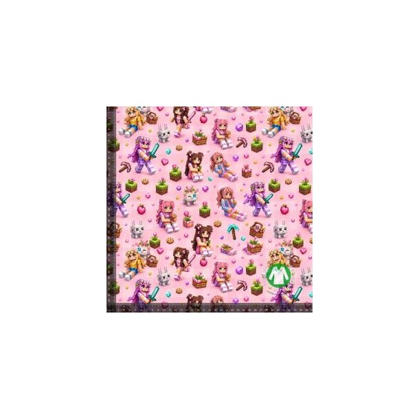 �kotex bomulds jersey, Pixel piger 