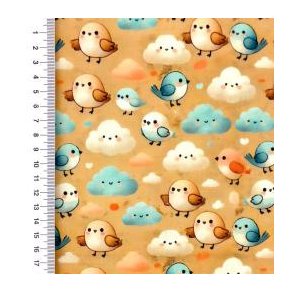 Poplin digital, Sunny clouds