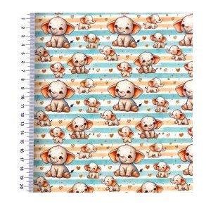 Poplin digital, Elefant