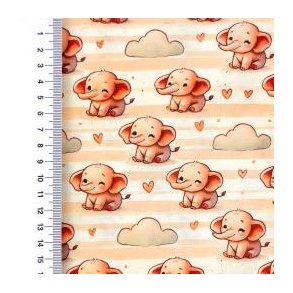 Poplin digital, Elefant