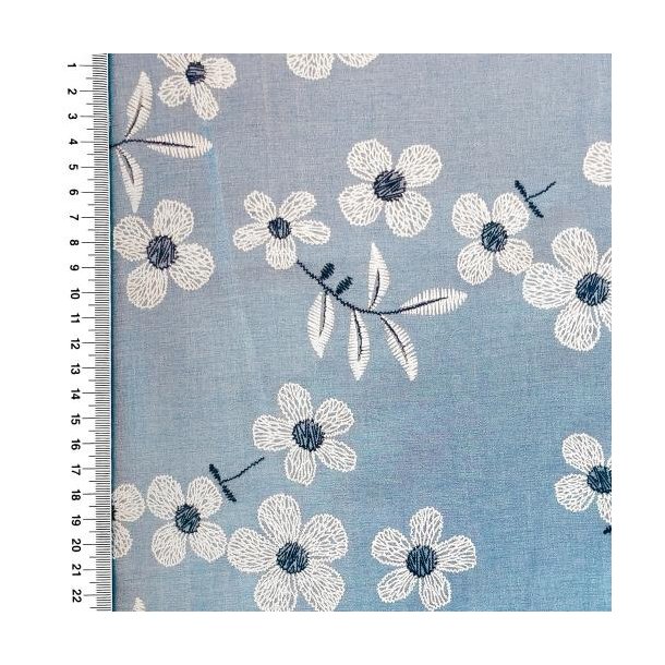Chambray Flowers, Jeans
