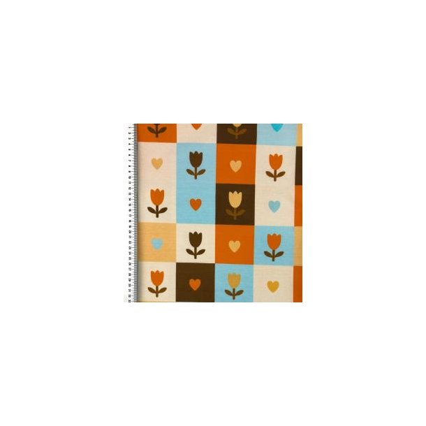 �kotex bomulds jersey, Tulipaner