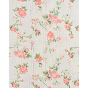 Pointoille strik m/blomster