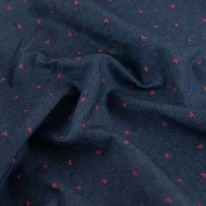 Denim spandex Rotatie Dots