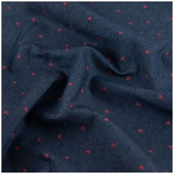Denim spandex Rotatie Dots