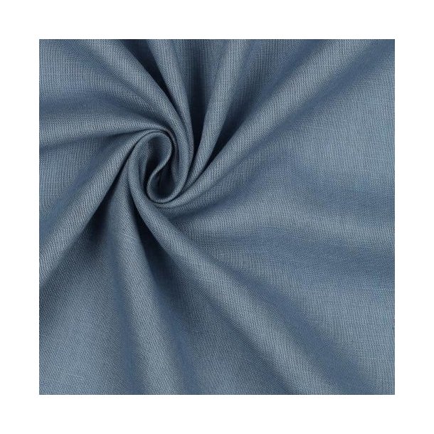 Linen washed 170g/m2, Blue