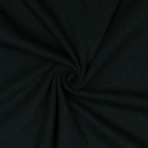Rib jersey Black