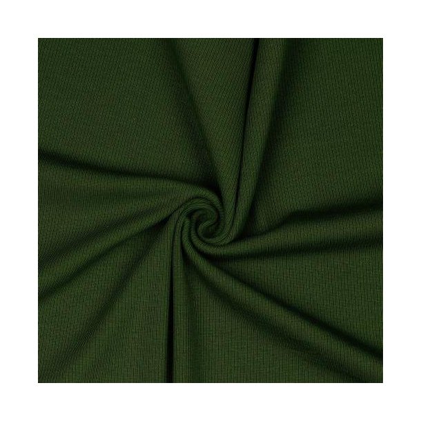 Rib jersey Dark green