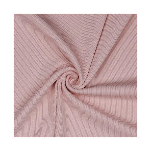 Rib jersey Light rose