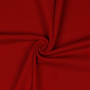 Rib jersey Dark red