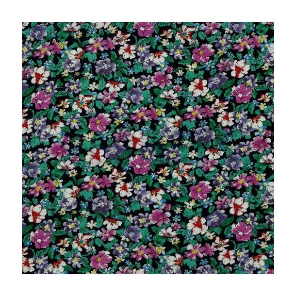 Viscose med blomster