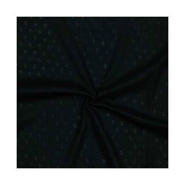 Pointoille/bomuld, Black
