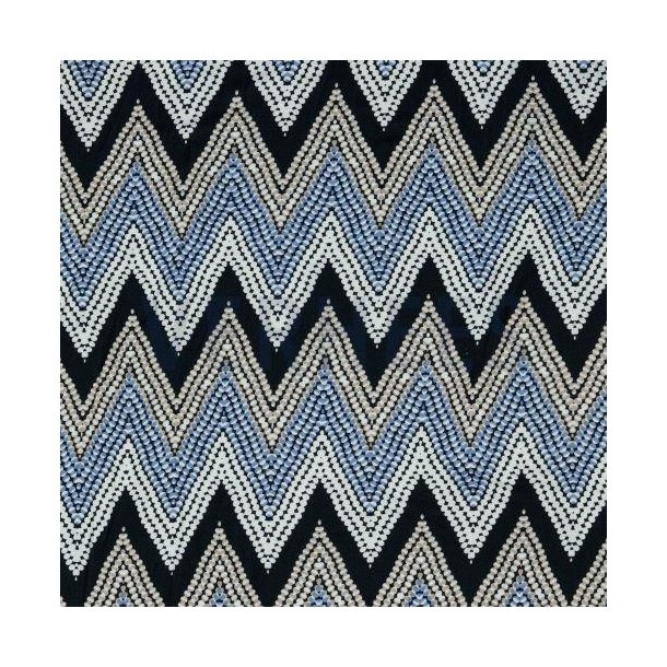 Soft skin polyester jersey m/Zig Zag m�nster