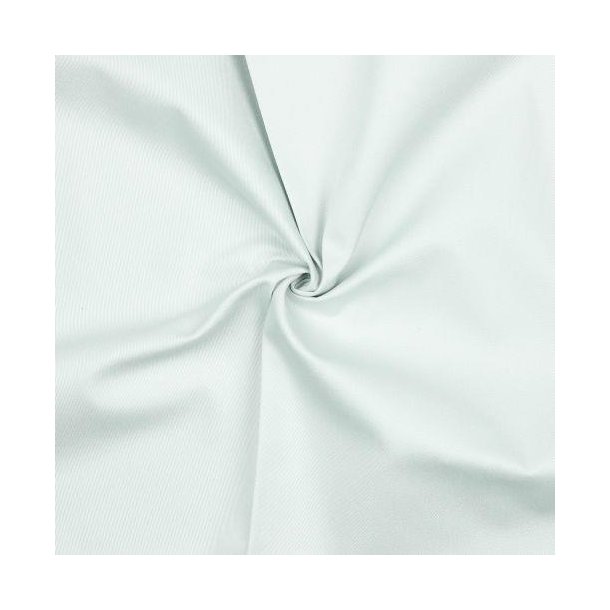 Bomulds twill, White
