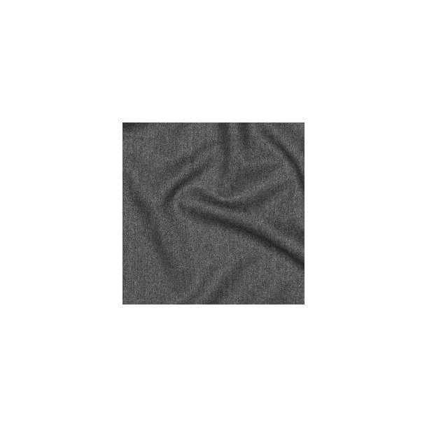 Viscose gabardine brushed stretch, Grey melange