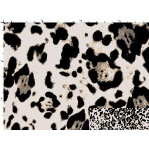 �kotex bomulds jersey m/Leopard print