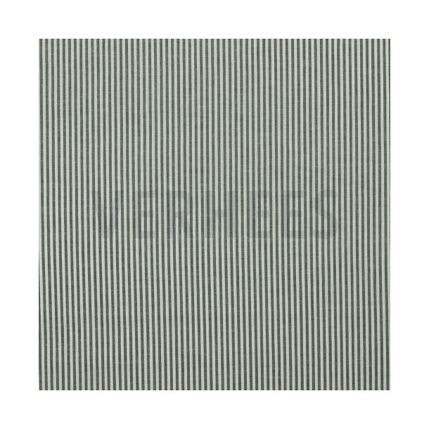 Yarn dyed stripe 3 mm, Dark green