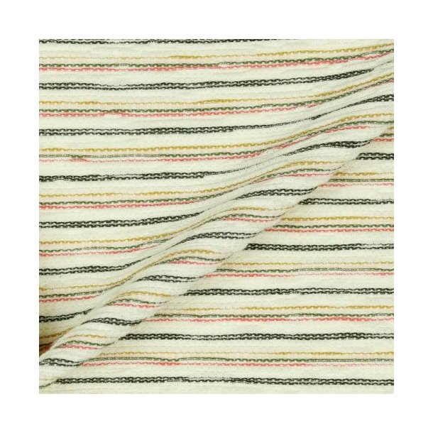 Waffel knitted stripe, Multicolour