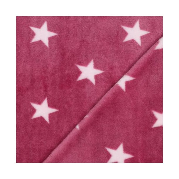 Fleece Stars, Pink/light pink