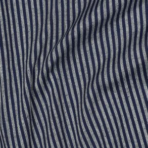 Jacquard yarn dyed stripes, Navy
