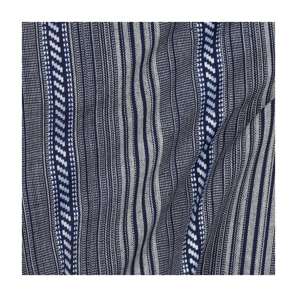 Jacquard yarn dyed stripes, Navy