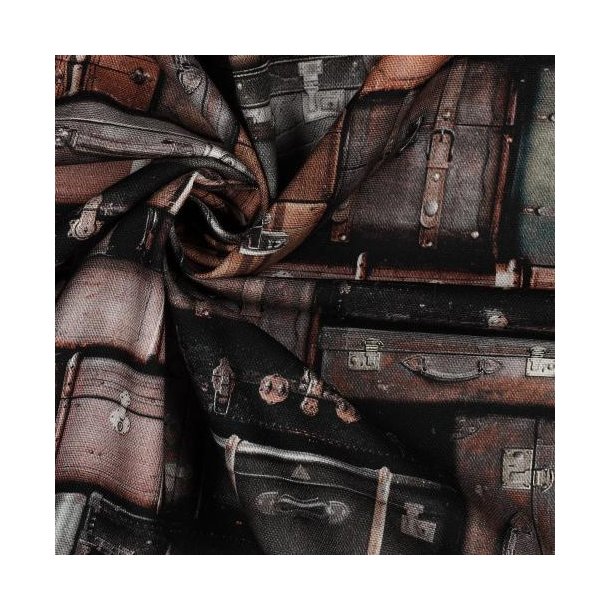 Canvas digital Suitcases, Grey