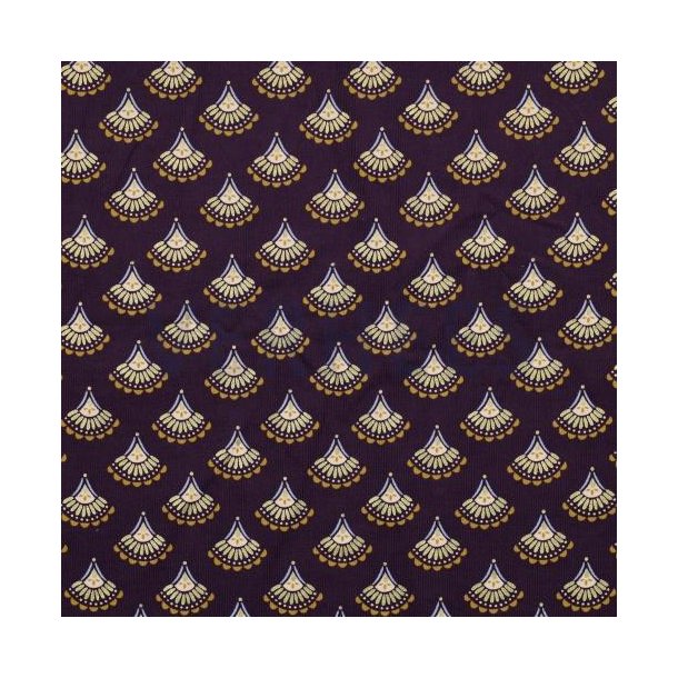 Babycord Glitter Bohemian, Dark purple