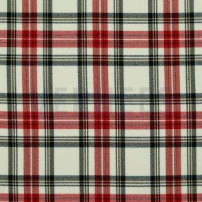 Scottisch check, Ecru