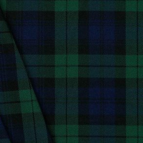 Tartan check, Black/blue/green