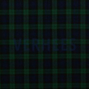 Tartan check, Black/blue/green