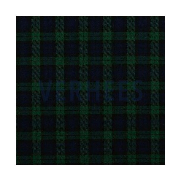 Tartan check, Black/blue/green