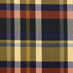 Tartan check, Grey/red/yellow